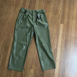 Who What Wear vegan leather pants size 6